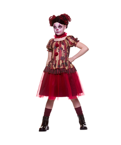 Vintage Circus Clown Costume - Tween