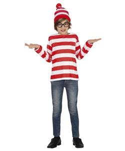 Kids Red and White Striped Top and Hat