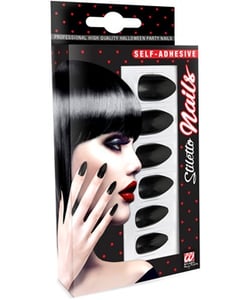 Self Adhesive Nails -  Black