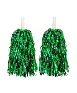 Green Pom Poms