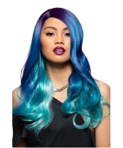 Blue Manic Panic wig