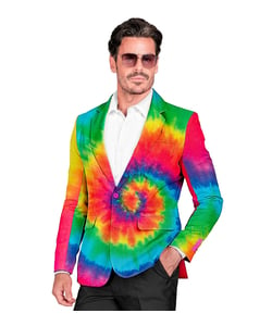 Tie dye jacket side