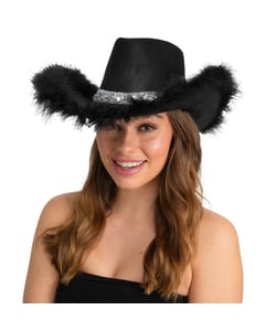 Texan Cowgirl Hat - Black