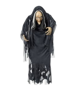 Hunchback Witch Decoration