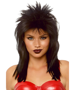 Black Rockstar Wig - Unisex