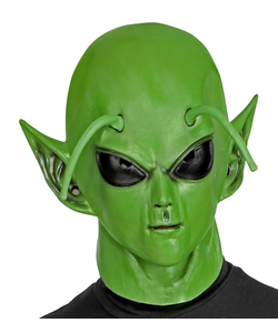 Alien Full Latex Mask Adult - Front View