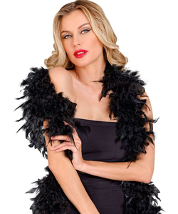 Black Feather Boa - 80g