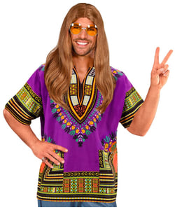 Dashiki Hippie Shirt - Being Modelled