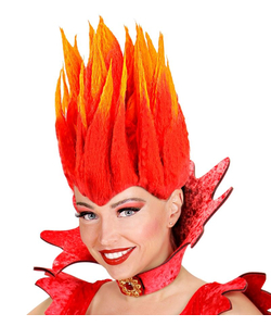 Devil Wig - Modelled Female