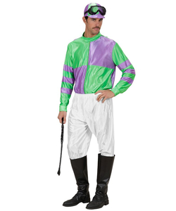 Green and Purple Jockey Costume