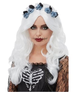 Day Of The Dead Wig White