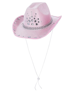 Pink Rhinestone Cowboy Hat