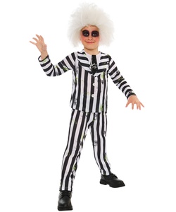 Boys Beetlejuice Child Costume with Wig