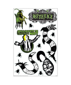 Beetlejuice Wall Grabbers Stickers