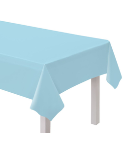 Clear Sky Plastic Table covers - Close up