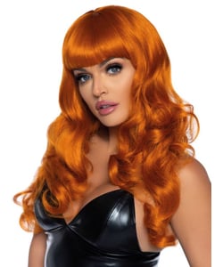 Long Wavy Wig - Ginger