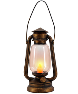 Lantern with Flickering Led Light