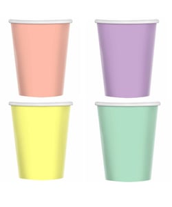 Mixed Colour Paper Cups