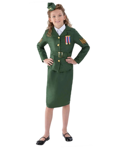 Teen World War Two Army Girl