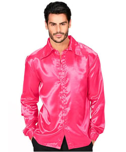 Pink 70's Disco Shirt