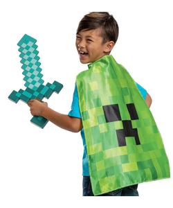 Minecraft Sword & Cape Set