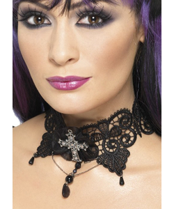 Gothic Lace Choker