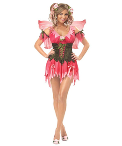 Ladies Rose Fairy Costume