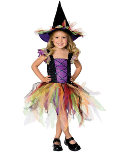 Glitter Witch Little Girl's Fancy Dress