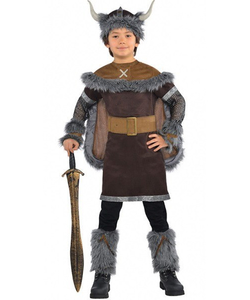 Kids Viking costume - Full View