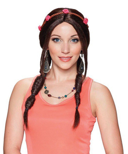 Boho Indie Braids Wig - Brown