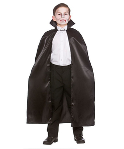 Kids Hooded Cape - Black