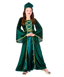 Tween medieval maiden costume