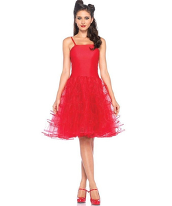 Rockabilly Swing Dress - Red